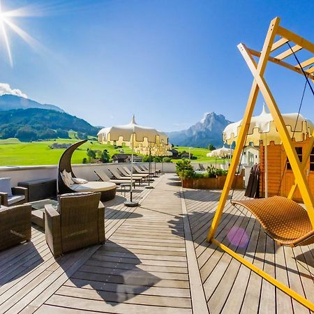 Hotel Castel Oswald Von Wolkenstein Castelrotto Luaran gambar