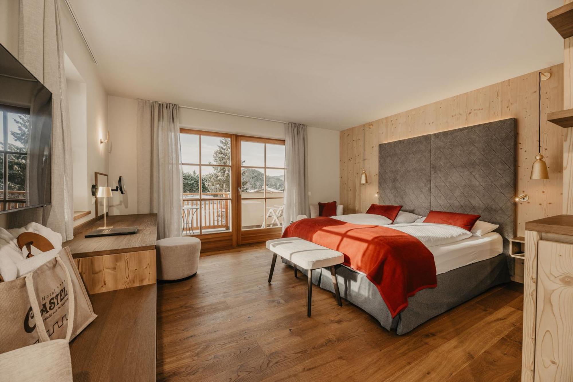 Hotel Castel Oswald Von Wolkenstein Castelrotto Luaran gambar